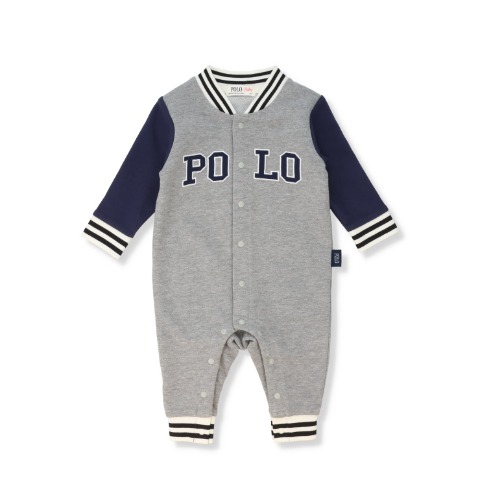 ベビー　長袖カバーオール（70～80㎝・POLO BCS Baby）