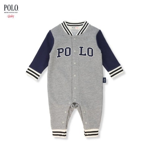ベビー　長袖カバーオール（70～80㎝・POLO BCS Baby）