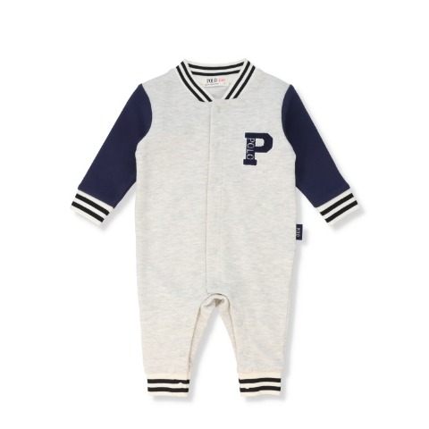 ベビー　長袖カバーオール（70～80㎝・POLO BCS Baby）