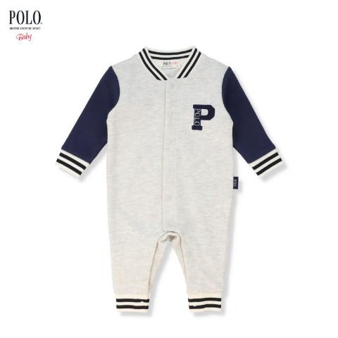 ベビー　長袖カバーオール（70～80㎝・POLO BCS Baby）