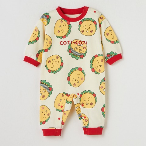 新生児　カバーオール（70cm・80cm・コジコジ）