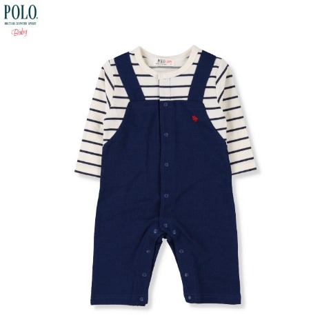 ベビー　長袖カバーオール（70～80㎝・POLO BCS Baby）