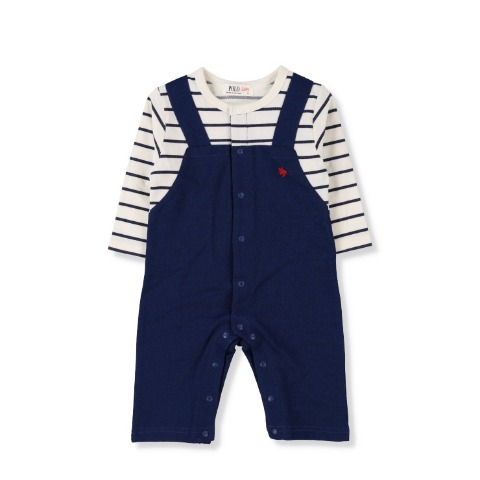 ベビー　長袖カバーオール（70～80㎝・POLO BCS Baby）
