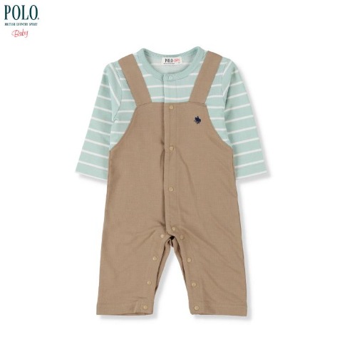 ベビー　長袖カバーオール（70～80㎝・POLO BCS Baby）