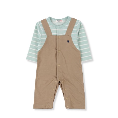 ベビー　長袖カバーオール（70～80㎝・POLO BCS Baby）