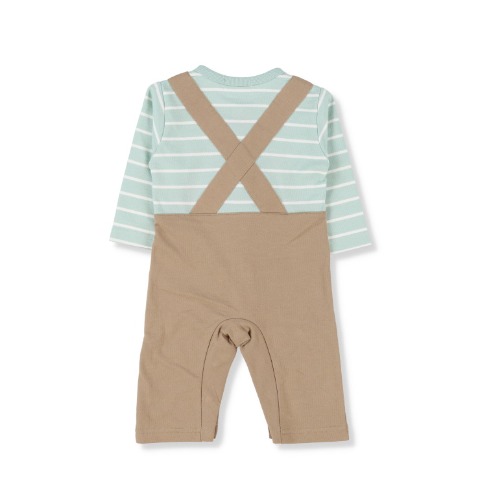 ベビー　長袖カバーオール（70～80㎝・POLO BCS Baby）