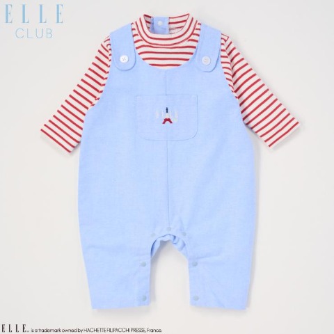 ベビー　カバーオール（70・80cm・ELLE）