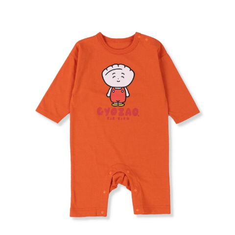 ベビー　カバーオール（70・80cm・餃子のぎょざ・ぎょざお）