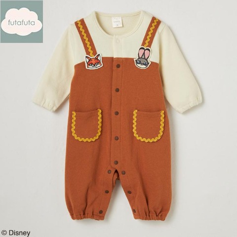ベビー　カバーオール（70・80cm・futafuta/Disney）