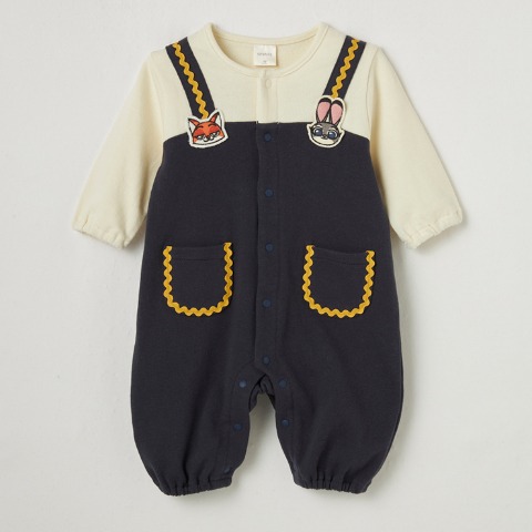 ベビー　カバーオール（70・80cm・futafuta/Disney）