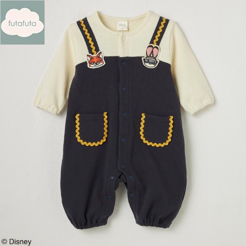 ベビー　カバーオール（70・80cm・futafuta/Disney）