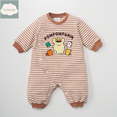 ベビー　カバーオール（70・80cm・ポムポムプリン）