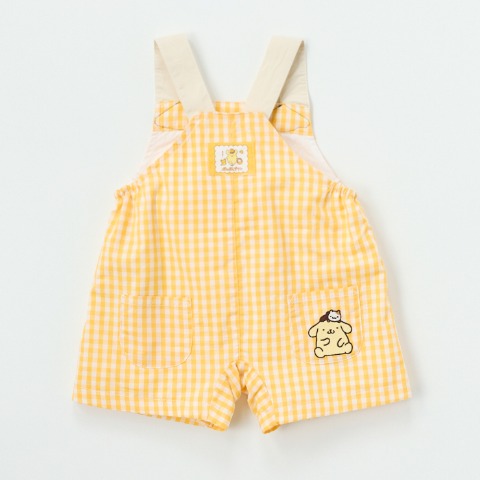 ベビー　サロペットカバーオール（70・80cm・ポムポムプリン）