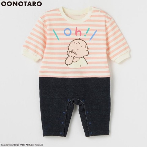 ベビー　カバーオール（70・80cm・おおのたろう）