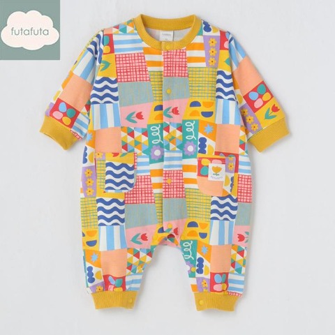ベビー　カバーオール（70・80cm・futafuta）
