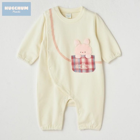 ベビー　カバーオール（70・80cm・HugChumFriends）
