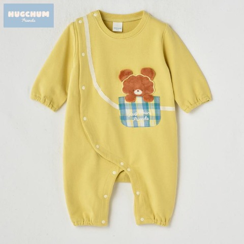 ベビー　カバーオール（70・80cm・HugChumFriends）