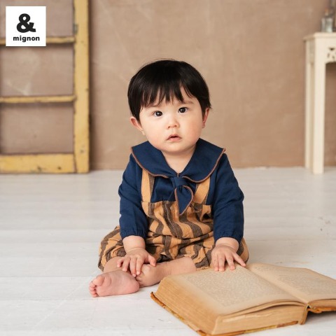 ベビー　カバーオール（70・80cm・&mignon）