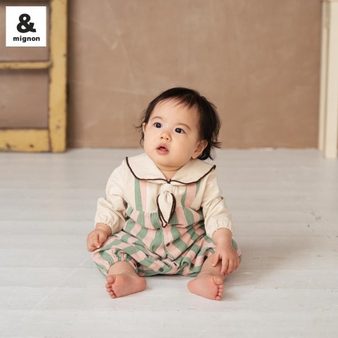 ベビー　カバーオール（70・80cm・&mignon）