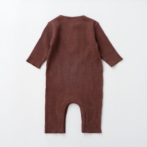 ベビー　カバーオール+ボンネット（70・80cm・Nooncoco）