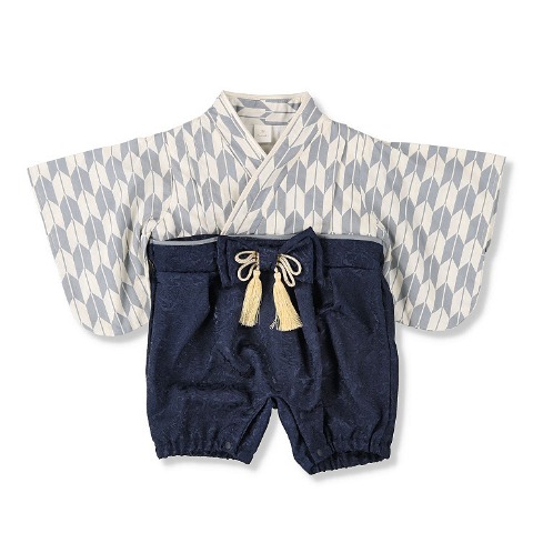 ベビー　ベスト付袴カバーオール（70・80cm・Cottoli）
