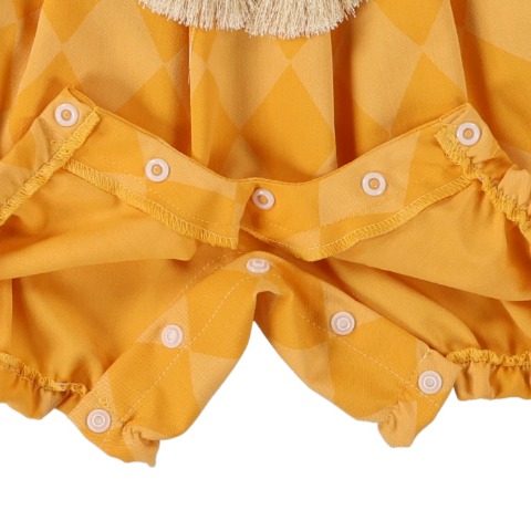 ベビー　ベスト+衿+袴カバーオール（70・80cm・futafuta）