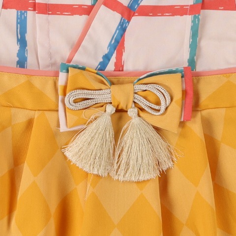 ベビー　ベスト+衿+袴カバーオール（70・80cm・futafuta）