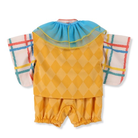 ベビー　ベスト+衿+袴カバーオール（70・80cm・futafuta）