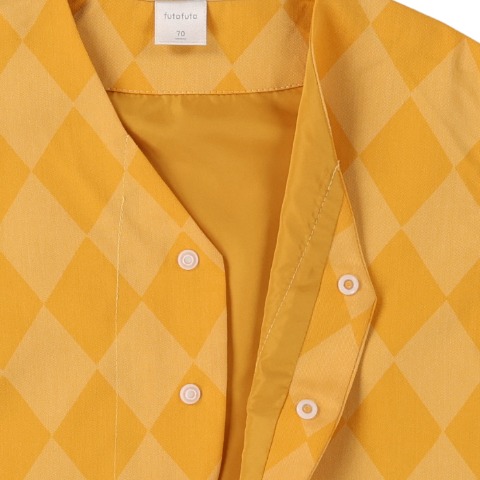 ベビー　ベスト+衿+袴カバーオール（70・80cm・futafuta）