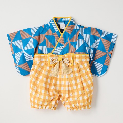 ベビー　袴カバーオール（70・80cm・futafuta）