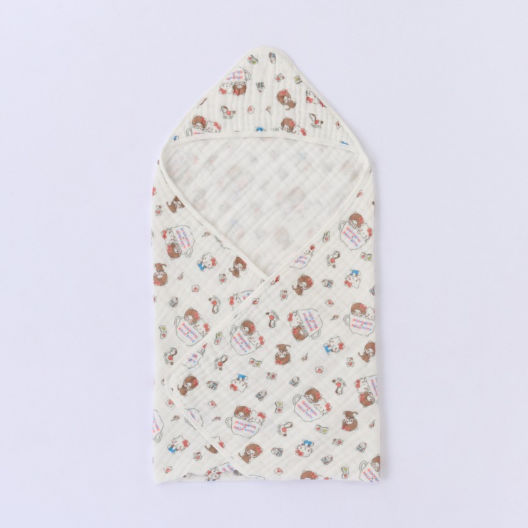 美品♡ピーチドット プティバス 【B品】ひざ掛け おくるみ ピーチドット プティバス(ペールアプリコット): LOVERARY BY FEILER