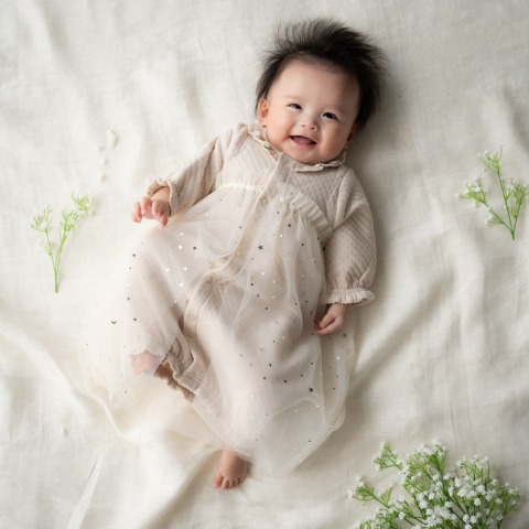 新生児　セレモニー兼用ドレス（50～60cm・Cottoli）