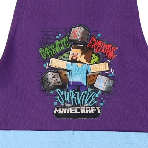 キッズ　エプロン　（マインクラフト）