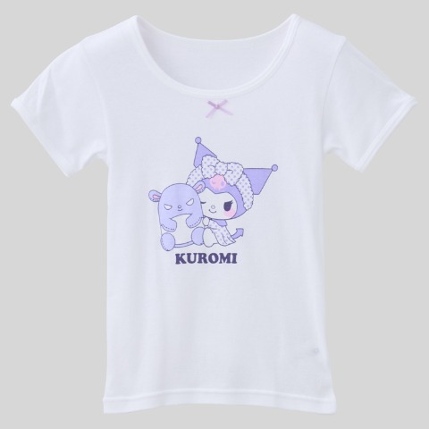キッズ　３分袖インナー２枚組（110cm～130cm　クロミ）