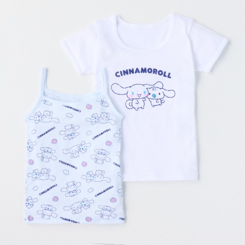 キッズ　４枚組肌着（100cm～130cm　Sanrio characters）