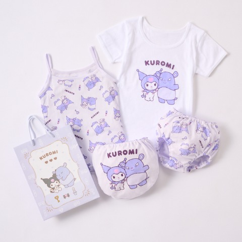 キッズ　４枚組肌着（100cm～130cm　Sanrio characters）