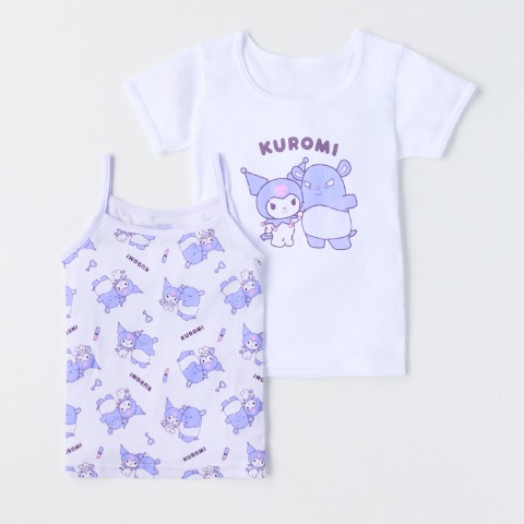 キッズ　４枚組肌着（100cm～130cm　Sanrio characters）