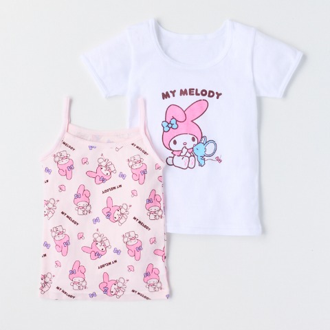 キッズ　４枚組肌着（100cm～130cm　Sanrio characters）