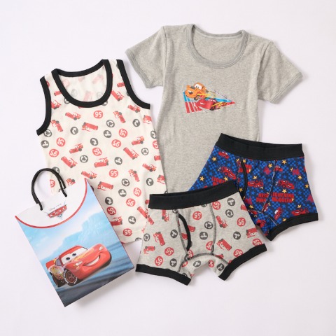 キッズ　肌着4枚組（100～120cm　Disney/Pixar）