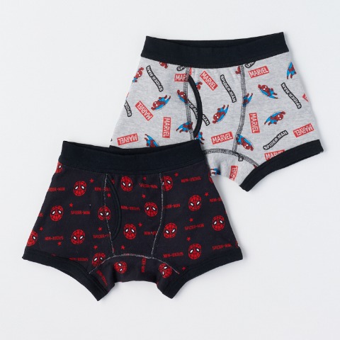 キッズ　肌着4枚組（100～120cm　MARVEL）