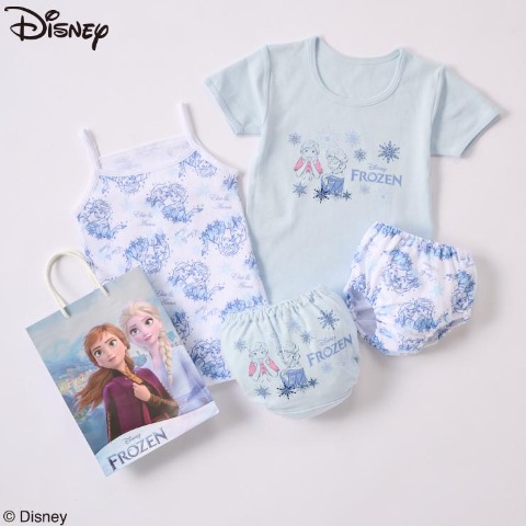 キッズ　肌着4枚組（100～130cm　Disney）