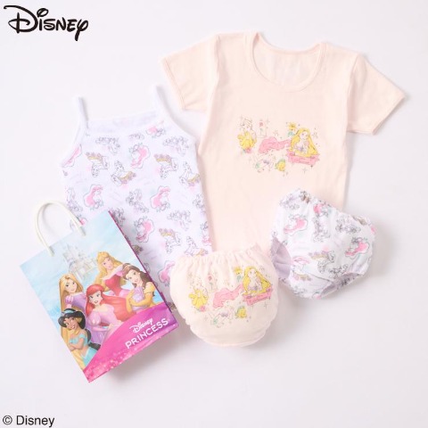 キッズ　肌着4枚組（100～130cm　Disney）