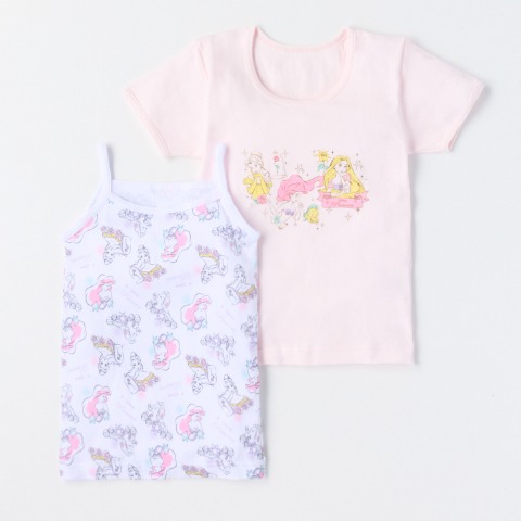 キッズ　肌着4枚組（100～130cm　Disney）