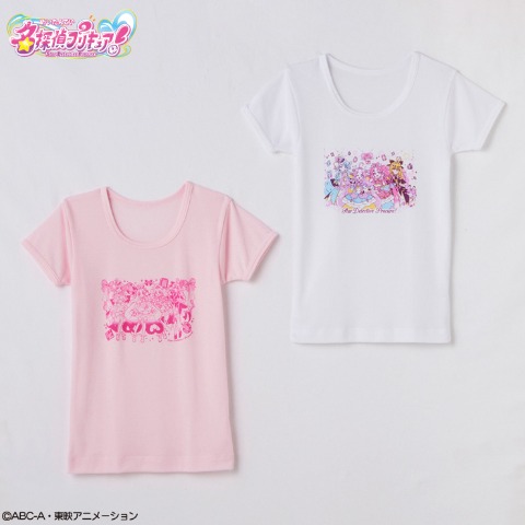 キッズ2枚組三分袖（１００～１２０ｃｍ『名探偵プリキュア！』）