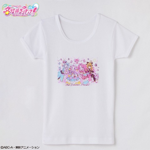 キッズ2枚組三分袖（１００～１２０ｃｍ『名探偵プリキュア！』）