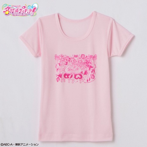 キッズ2枚組三分袖（１００～１２０ｃｍ『名探偵プリキュア！』）