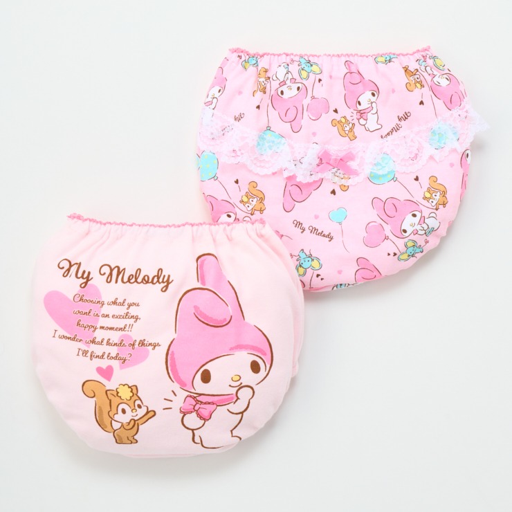 女の子ショーツ サンリオ カジュアル 可愛い 160cm ピンク紫 2枚組未  