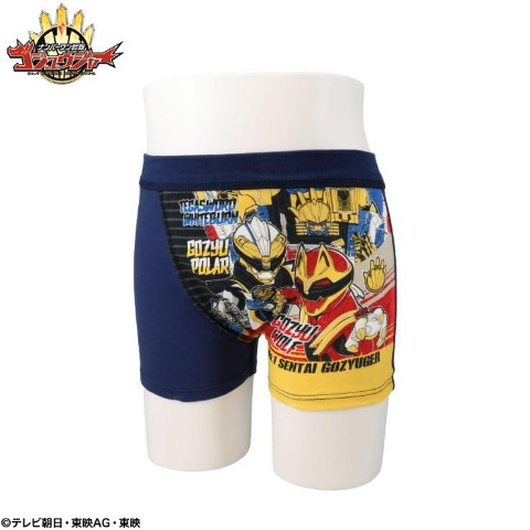 キッズ　2枚組プレボクサー（１００～１２０ｃｍ　『ナンバーワン戦隊ゴジュウジャー』）