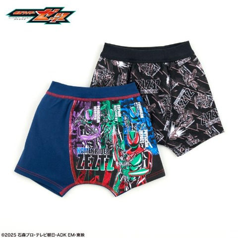 キッズ　２枚組ボクサー（100~120cm『仮面ライダーゼッツ』）