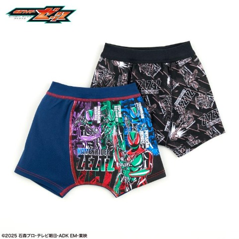 キッズ　２枚組ボクサー（100~120cm『仮面ライダーゼッツ』）